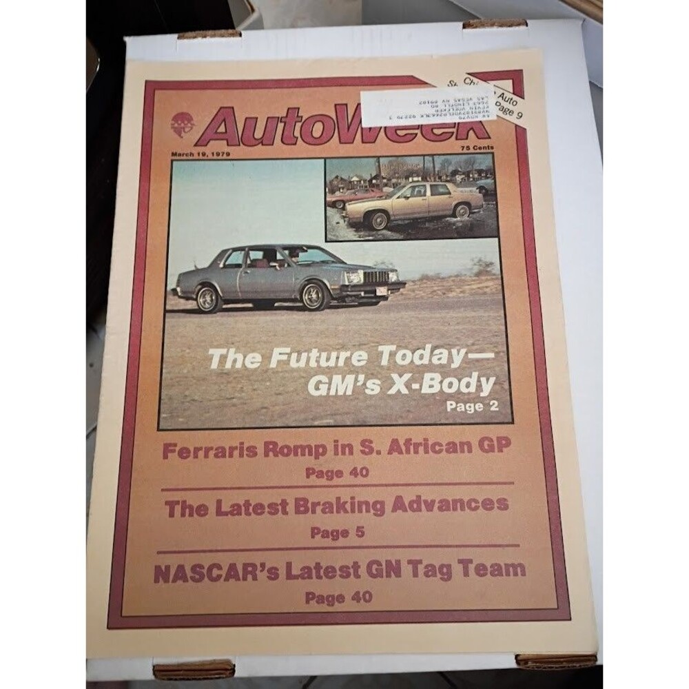 AutoWeek Magazine - March 19, 1979